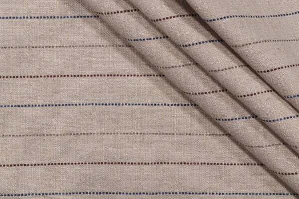 Click for 3 Yards Stripe Woven Upholstery Fabric in Harbor Stripe Woven Upholstery Fabric in Harbor