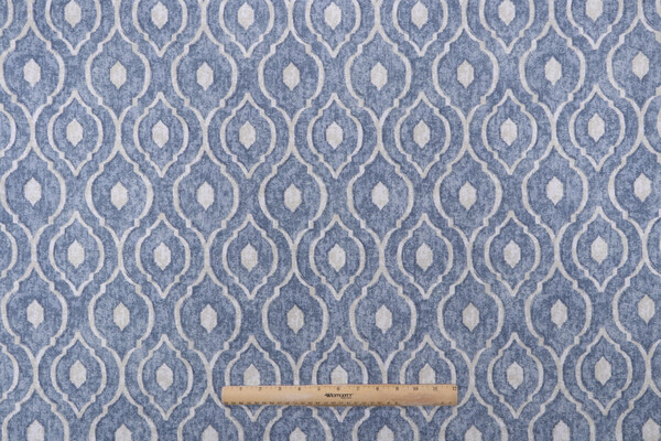 Magnolia Home Pisa Printed Cotton Drapery Fabric in Sky