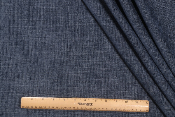 PK Lifestyles Remy Woven Chenille Upholstery Fabric in Denim