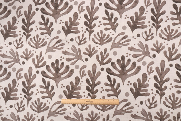 Terrasol - Matisse Printed Acrylic Outdoor Fabric in Taupe