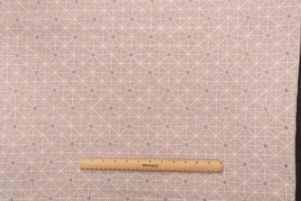 PK Lifestyles Sierra Embroidery Drapery Fabric in Linen