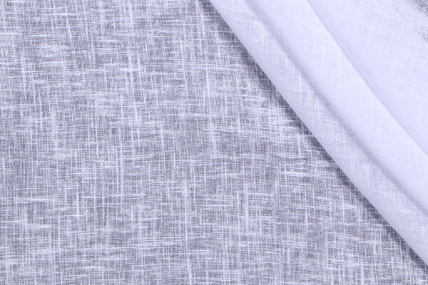 Lino Textiles Alcapulco Sheer Drapery Fabric in White