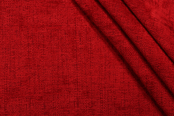 P Kaufmann Lucca Woven Chenille Upholstery Fabric in Blaze