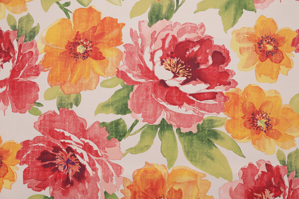 Richloom Solarium Muree Printed Polyester Outdoor Fabric in Primrose 