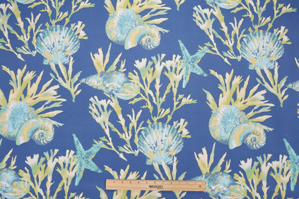 Richloom Daytrip Printed Polyester Outdoor Fabric in Pacific 