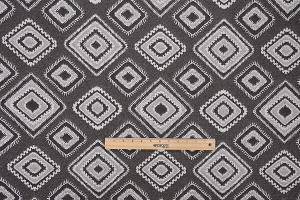 Sunbrella Accara II 145940-0001 Woven Solution Dyed Acrylic Outdoor Fabric in Onyx 