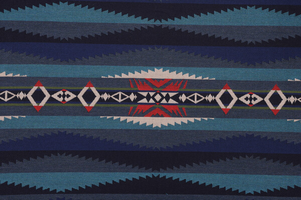 Sunbrella Lahaina Wave 145316-0001 Woven Solution Dyed Acrylic Outdoor Fabric in Turquoise 