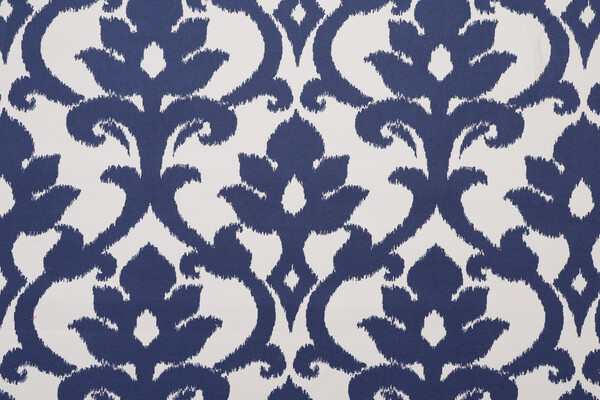 Richloom Basalto Printed Polyester Outdoor Fabric in Navy 