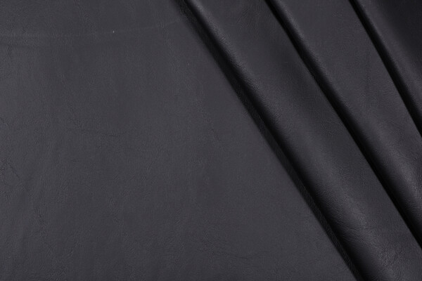 Solid Vinyl Upholstery Fabric in Black 