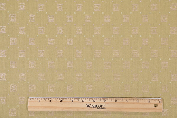 Sample of Grey Watkins Livingston Damask Decorator Fabric in Absinthe 