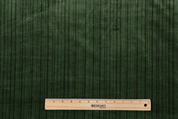 Scalamandre Linen Velvet Upholstery Fabric in Green 