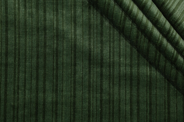 Scalamandre Linen Velvet Upholstery Fabric in Green 
