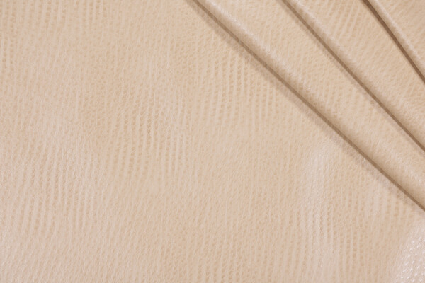 Snake Skin Vinyl Upholstery Fabric in Dune 