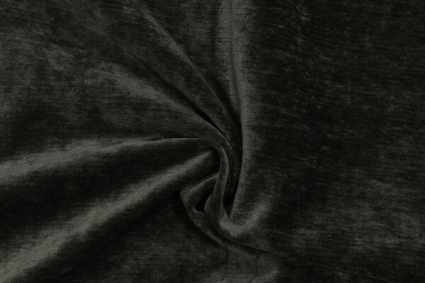 Crypton Lush High Performance Velvet Chenille Upholstery Fabric in Emerald Green