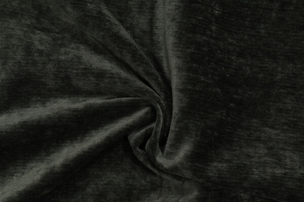 Crypton Lush High Performance Velvet Chenille Upholstery Fabric in Emerald Green