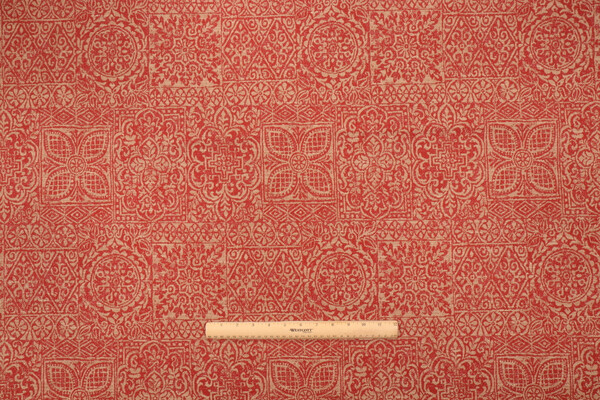 Covington Normandy Woven Upholstery Fabric in 318-Persimmon