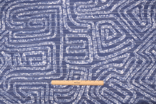 PK Lifestyles Streamer Woven Upholstery Fabric in Midnight