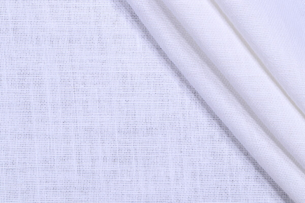 Lino Textiles Sag Harbor Tumbled Linen Decorator Fabric in White