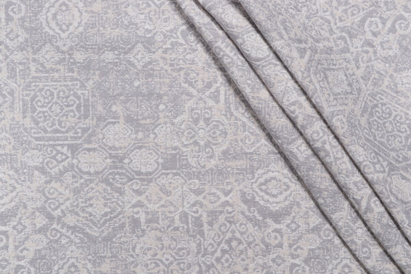 PK Lifestyles Galloway Woven Chenille Upholstery Fabric in Dove