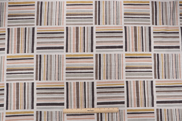 PK Lifestyles Modern Matters Printed Drapery Fabric in Java