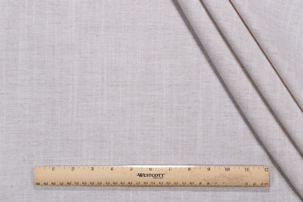 Lino Textiles Logan Woven Polyester Drapery Fabric in Oatmeal