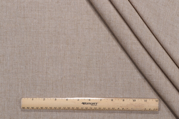 Lino Textiles Logan Woven Polyester Drapery Fabric in Natural
