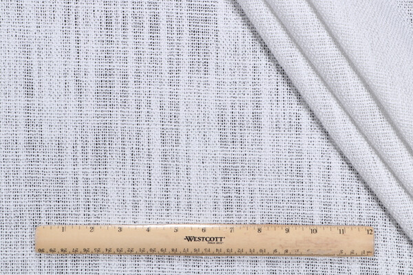 Lino Textiles Havarti Semi-Sheer Drapery Fabric in White