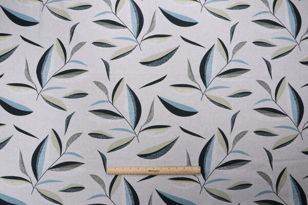 Stof France Kentiva Printed Drapery Fabric in Kaki