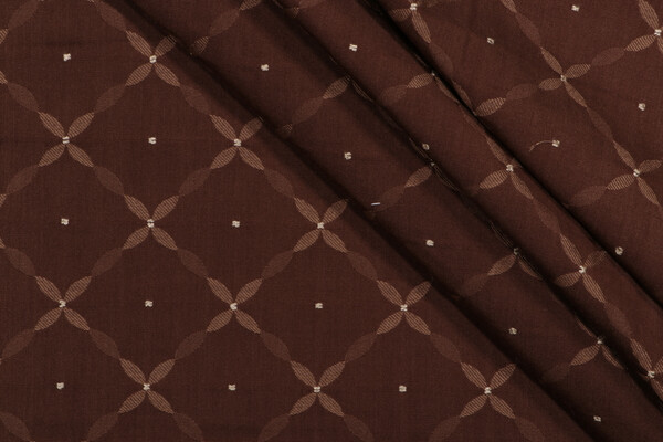 Thibaut Trafalgar W7314 Woven Upholstery Fabric in Brown