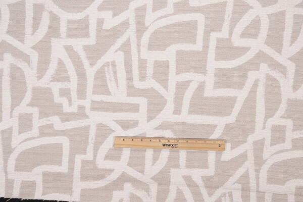 Sample of Golding Versa Woven Chenille Upholstery Fabric in Oatmeal 