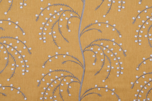 TFA Deepa Woven Upholstery Fabric in Mustard Seed 