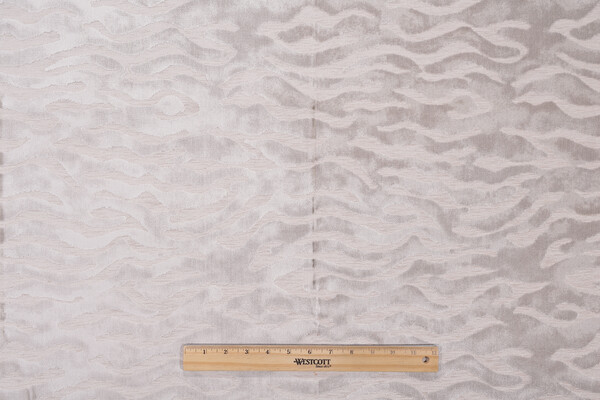 TFA Savage Beauty Latex Backed Velvet Upholstery Fabric in Cloud 