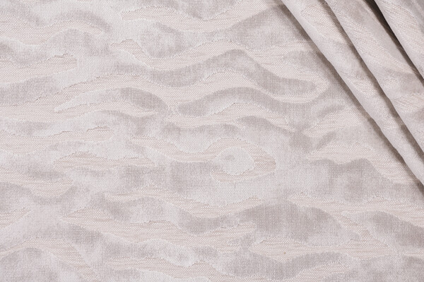TFA Savage Beauty Latex Backed Velvet Upholstery Fabric in Cloud 