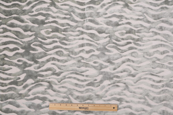 TFA Savage Beauty Latex Backed Velvet Upholstery Fabric in Thyme 