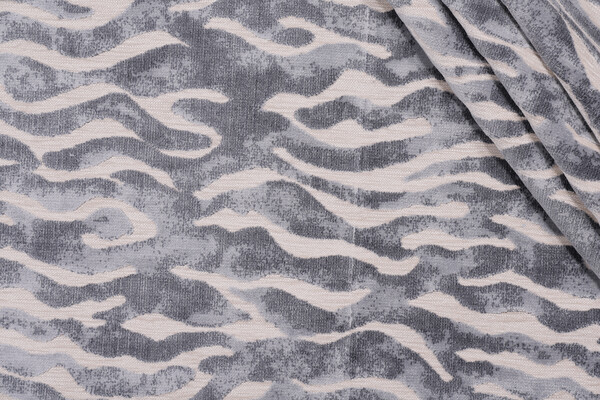 TFA Savage Beauty Latex Backed Velvet Upholstery Fabric in Water 