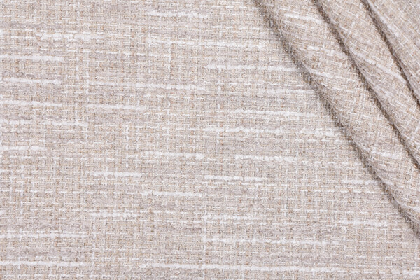 TFA Party Plaid Woven Chenille Upholstery Fabric in Oat 