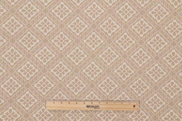 Grey Watkins Bucks County Woven Upholstery Fabric in Wheat