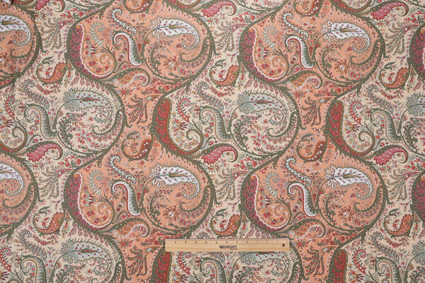 Grey Watkins Ashkhabad Printed Drapery Fabric in Multi