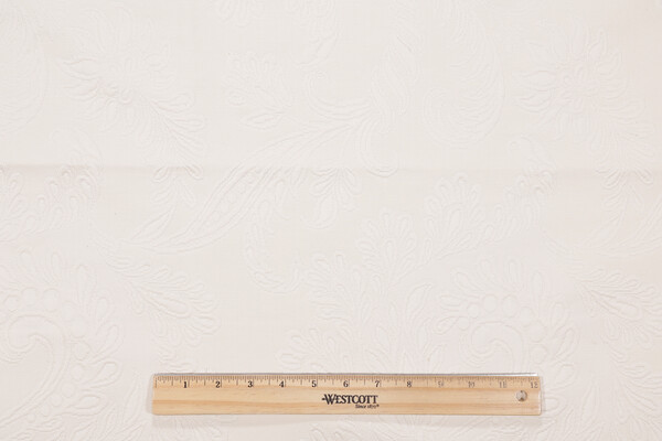 Scalamandre Westport Matelasse Upholstery Fabric in Natural