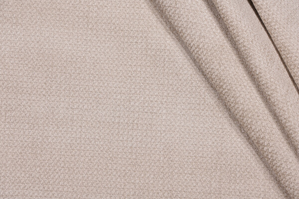 Scalamandre Alfa Plain Woven Chenille Upholstery Fabric in Beige