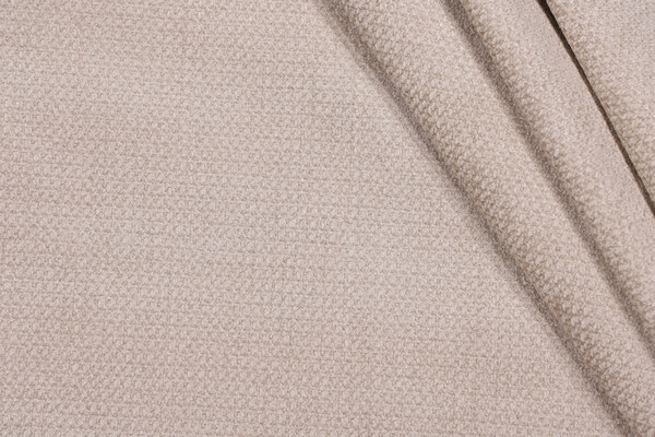 Scalamandre Alfa Plain Woven Chenille Upholstery Fabric in Beige