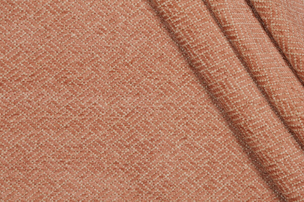 Fonthill Oakdale Woven Chenille Upholstery Fabric in Cedar Rose