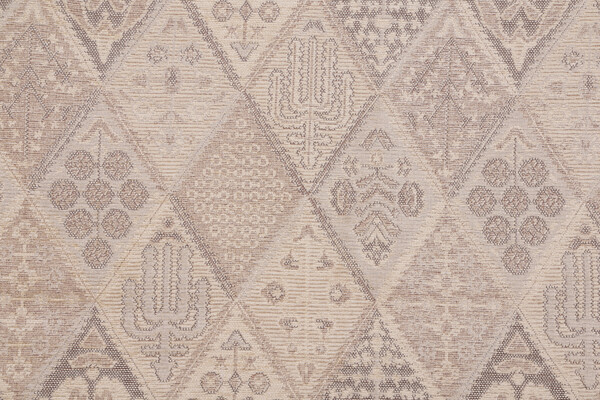 Scalamandre Santa Fe Woven Chenille Upholstery Fabric in Beige