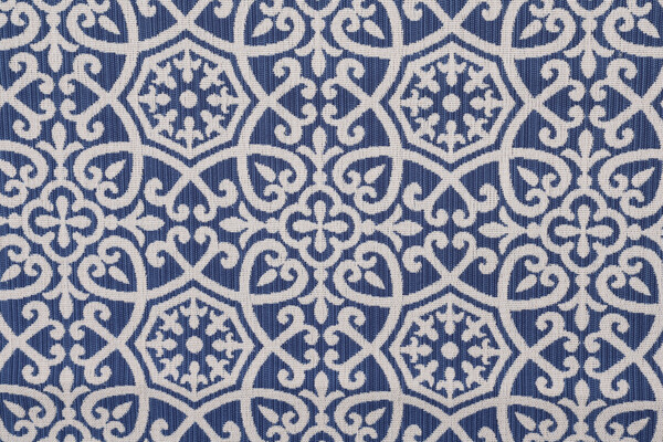 Outdura Avalon Woven Solution Dyed Acrylic Outdoor Fabric in Sapphire