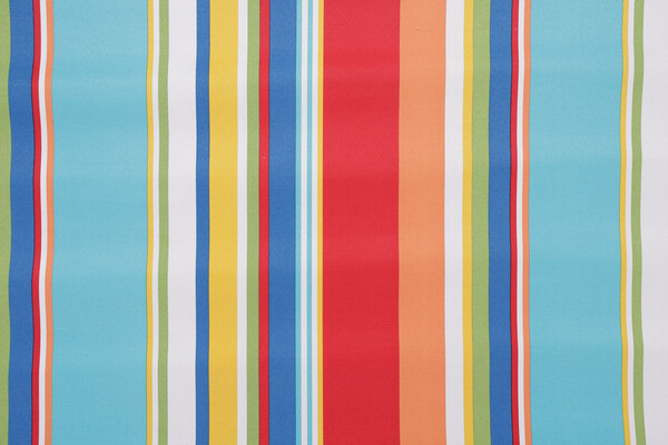 Ummi Stripe Printed Polyester Outdoor Fabric in Multi