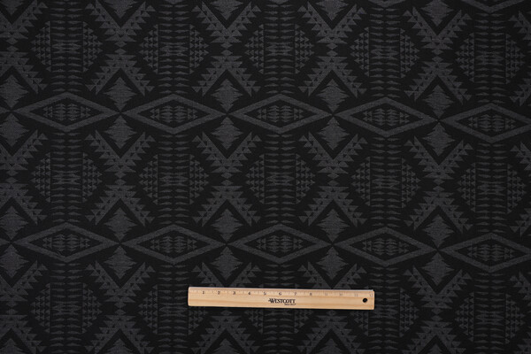 Sunbrella Diamond River Woven Solution Dyed Acrylic Outdoor Fabric in Char