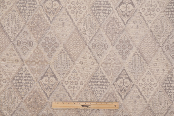 Scalamandre Santa Fe Woven Chenille Upholstery Fabric in Beige
