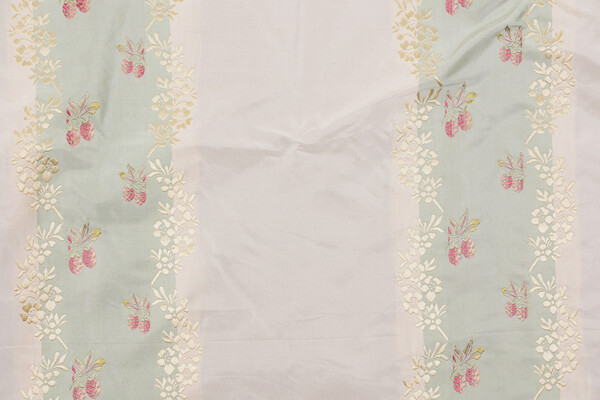 Scalamandre Laureline Silk Decorator Fabric in Mint
