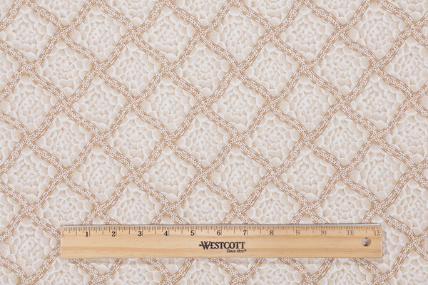 Fonthill Beckford Printed Cotton Drapery Fabric in Grey