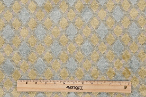 Scalamandre Grospoint Velvet Upholstery Fabric in Seaglass